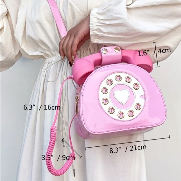 NEW INVENTORY 💞Telephone Design Satchel Bag💞 - Picture 4 of 9